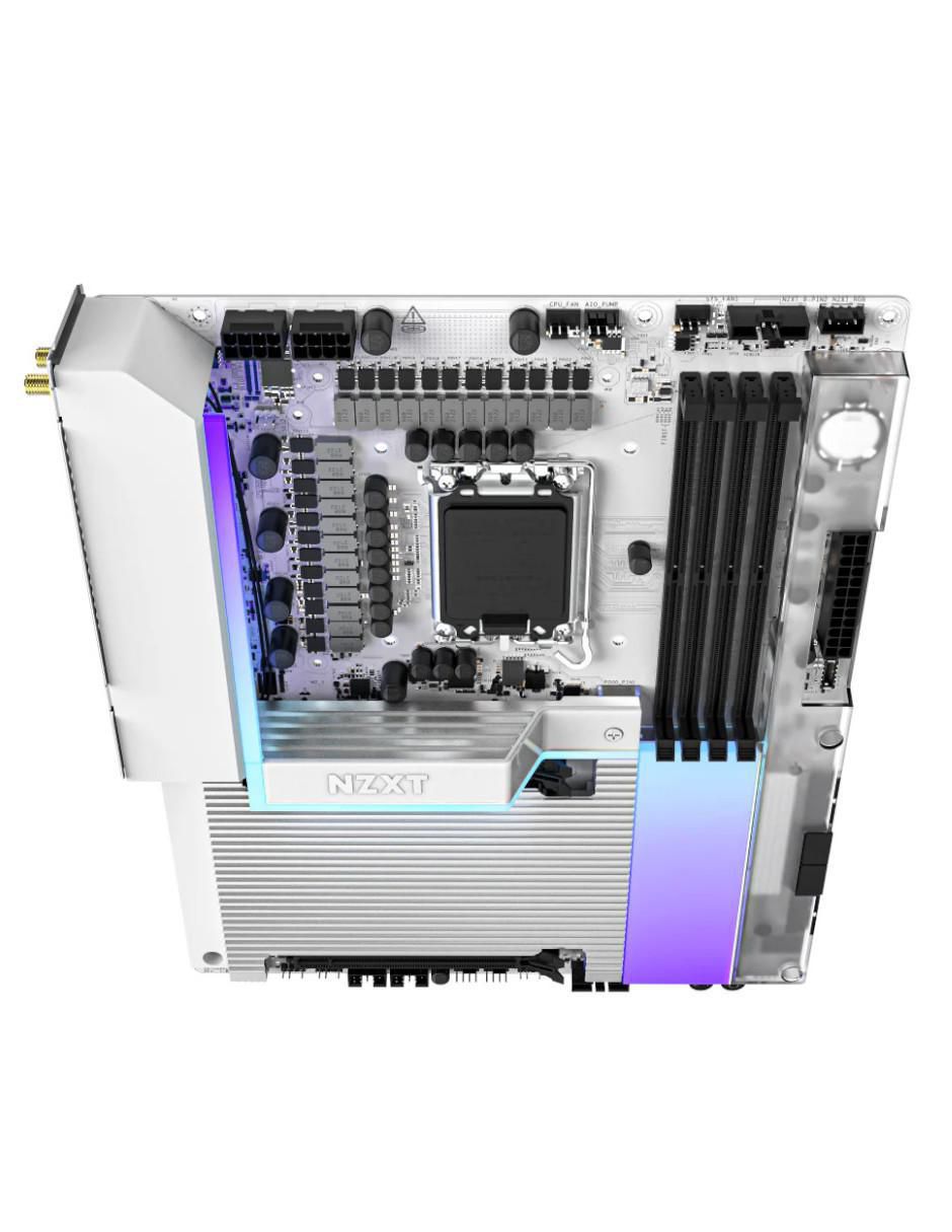 Tarjeta madre N9 Z890 WHITE RGB compatible con procesador Intel 3