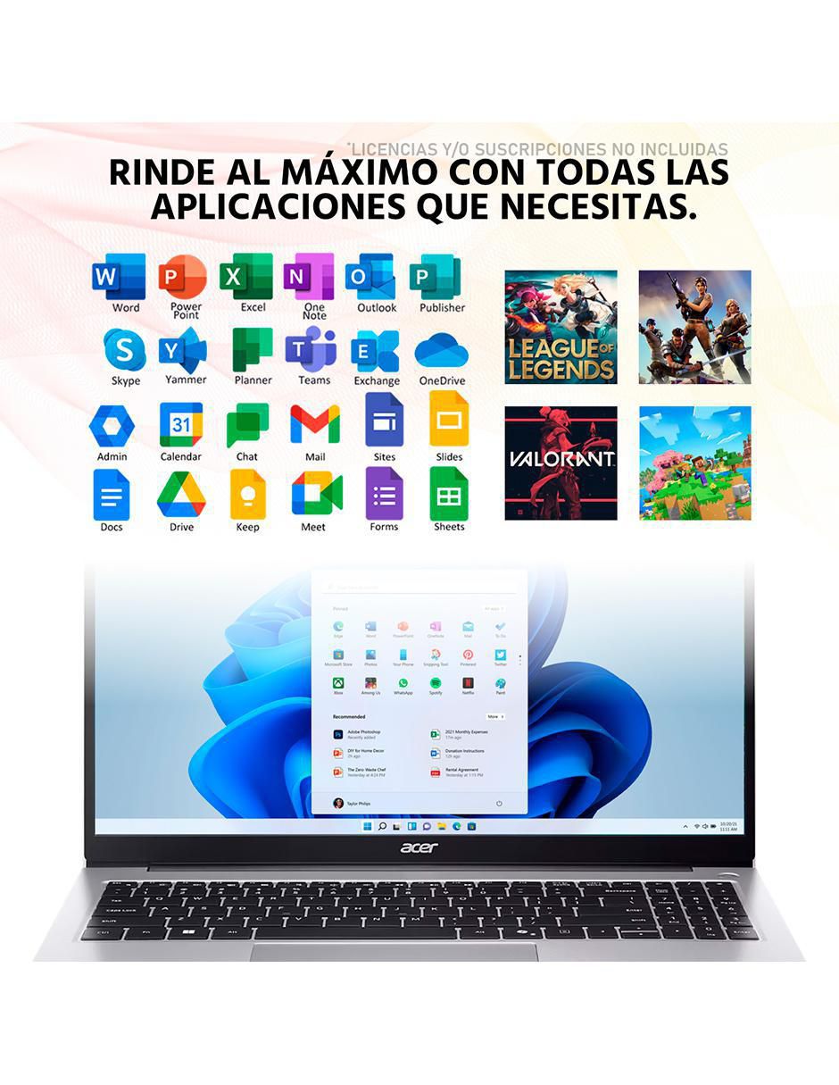 Laptop Aspire 3 15.6 pulgadas Full HD AMD Ryzen 7 AMD Radeon Graphics 16 GB RAM 512 GB SSD Laptop Aspire 3 15.6 pulgadas Full HD AMD Ryzen 7 AMD Radeon Graphics 16 GB RAM 512 GB SSD