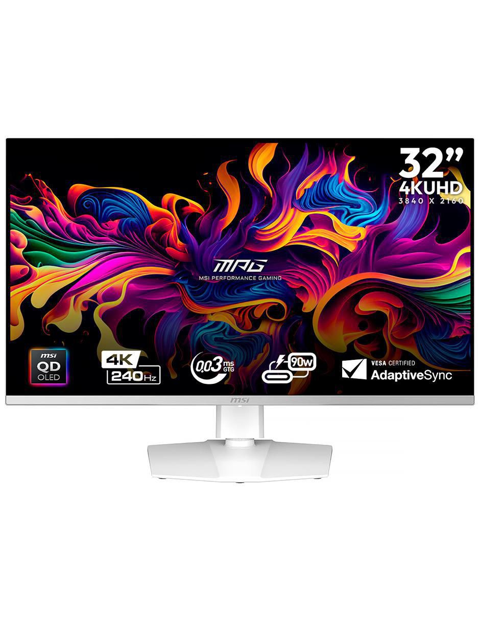 Monitor gamer MSI MPG 321URXW QD-OLED Standard 4K/UHD 32 pulgadas