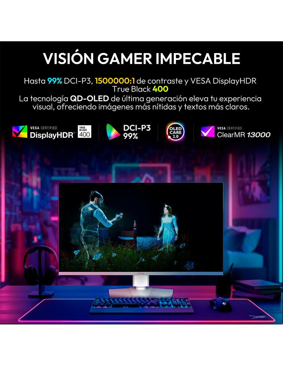 Monitor gamer MPG 321URXW QD-OLED Standard 4K/UHD 32 pulgadas Monitor gamer MPG 321URXW QD-OLED Standard 4K/UHD 32 pulgadas