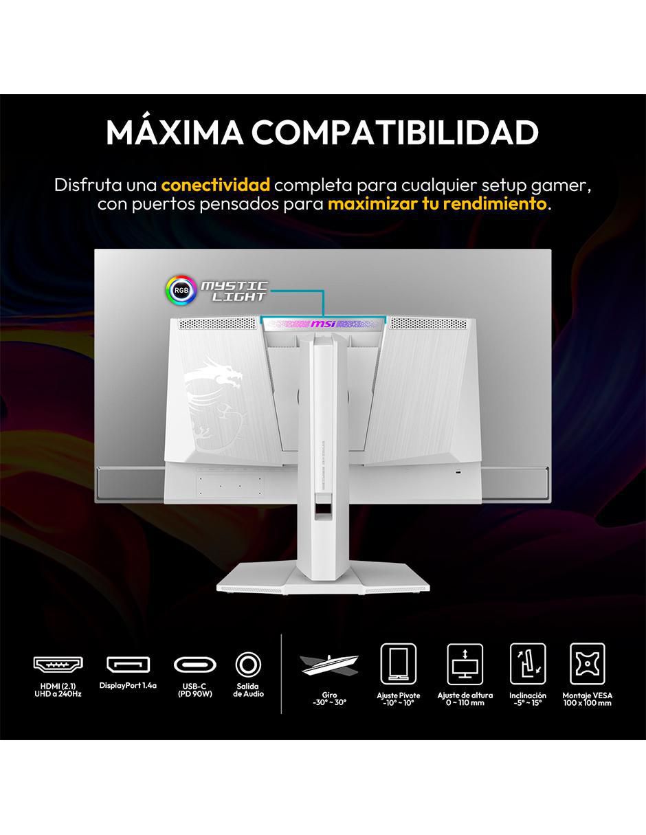 Monitor gamer MSI MPG 321URXW QD-OLED Standard 4K/UHD 32 pulgadas