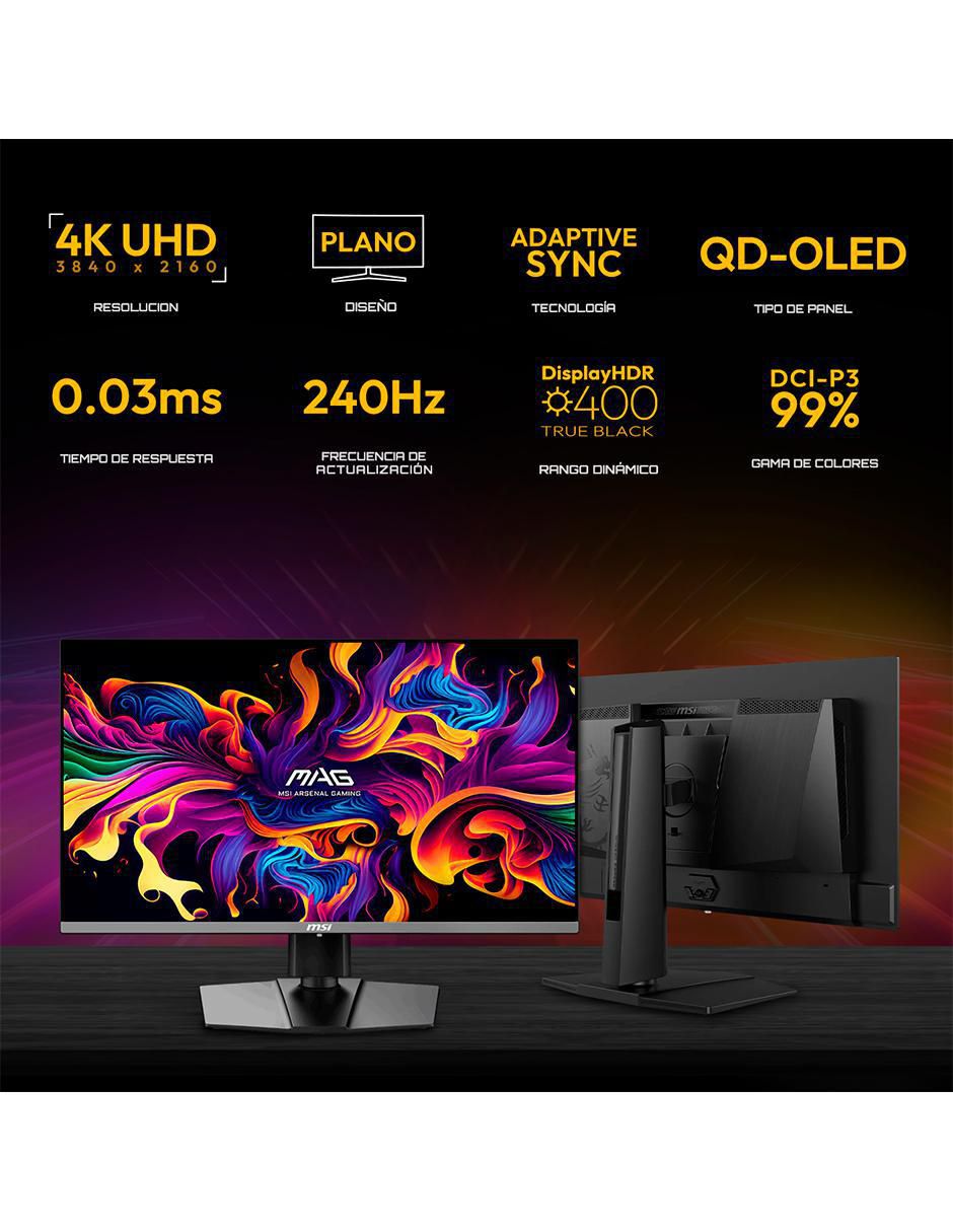 Monitor gamer MAG 272UP QD-OLED X24 Standard 4K/UHD 27 pulgadas 2