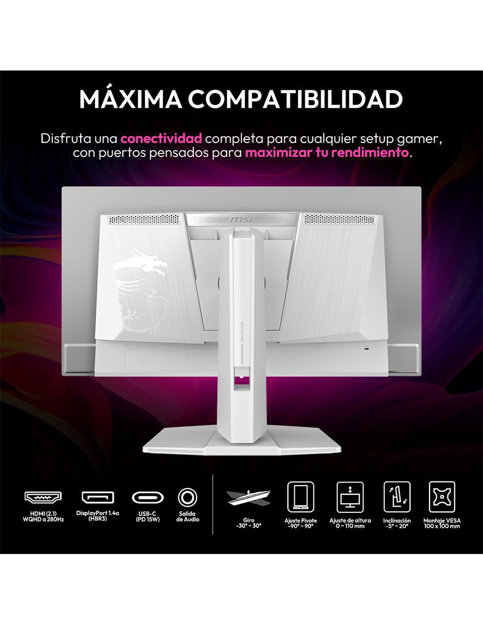 Monitor gamer Msi Standard WQHD 27 pulgadas MAG 272QPW QD-OLED X28