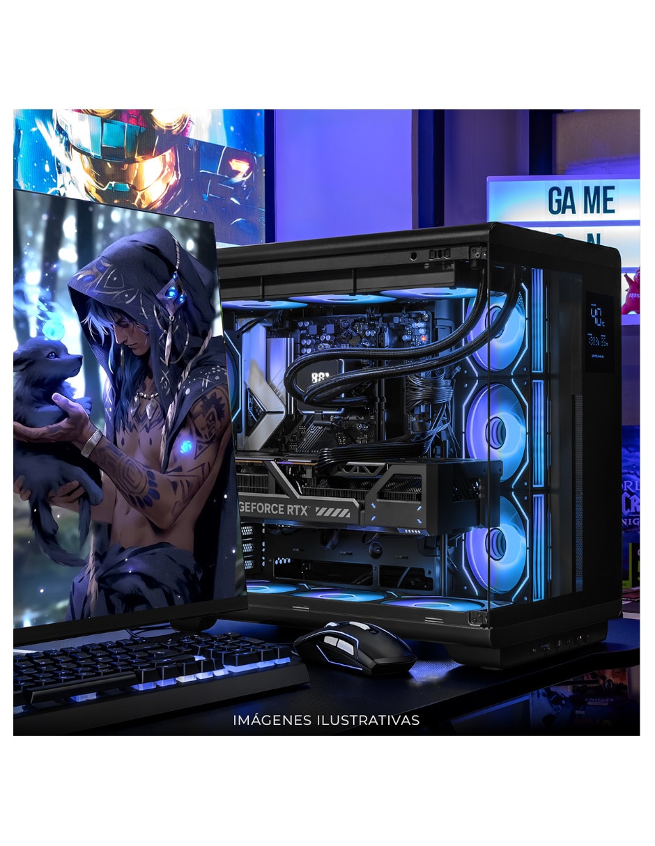 Computadora gamer DXTR964GB55090MT6 34 pulgadas UWQHD AMD Ryzen 9 NVIDIA GeForce RTX 5090 32 GB RAM 1 TB