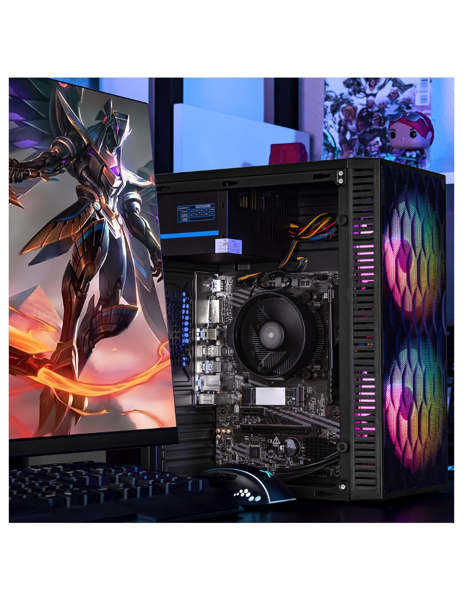 Computadora gamer XTPCR516GBVEGA11MFB 23.8 pulgadas Full HD AMD Ryzen 5 AMD Radeon Vega 11 16 GB RAM 1 TB SSD 7