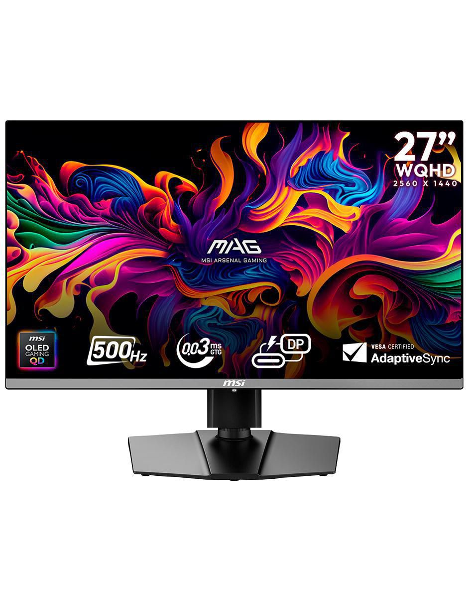 Monitor gamer MSI MAG 272QP QD-OLED X50 standard WQHD 27 pulgadas MAG 272QP QD-OLED X50