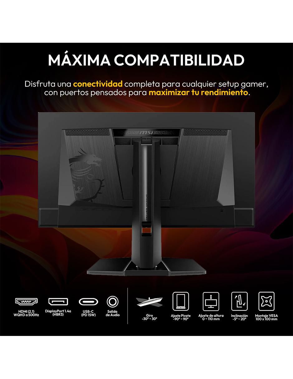 Monitor gamer MSI MAG 272QP QD-OLED X50 standard WQHD 27 pulgadas MAG 272QP QD-OLED X50