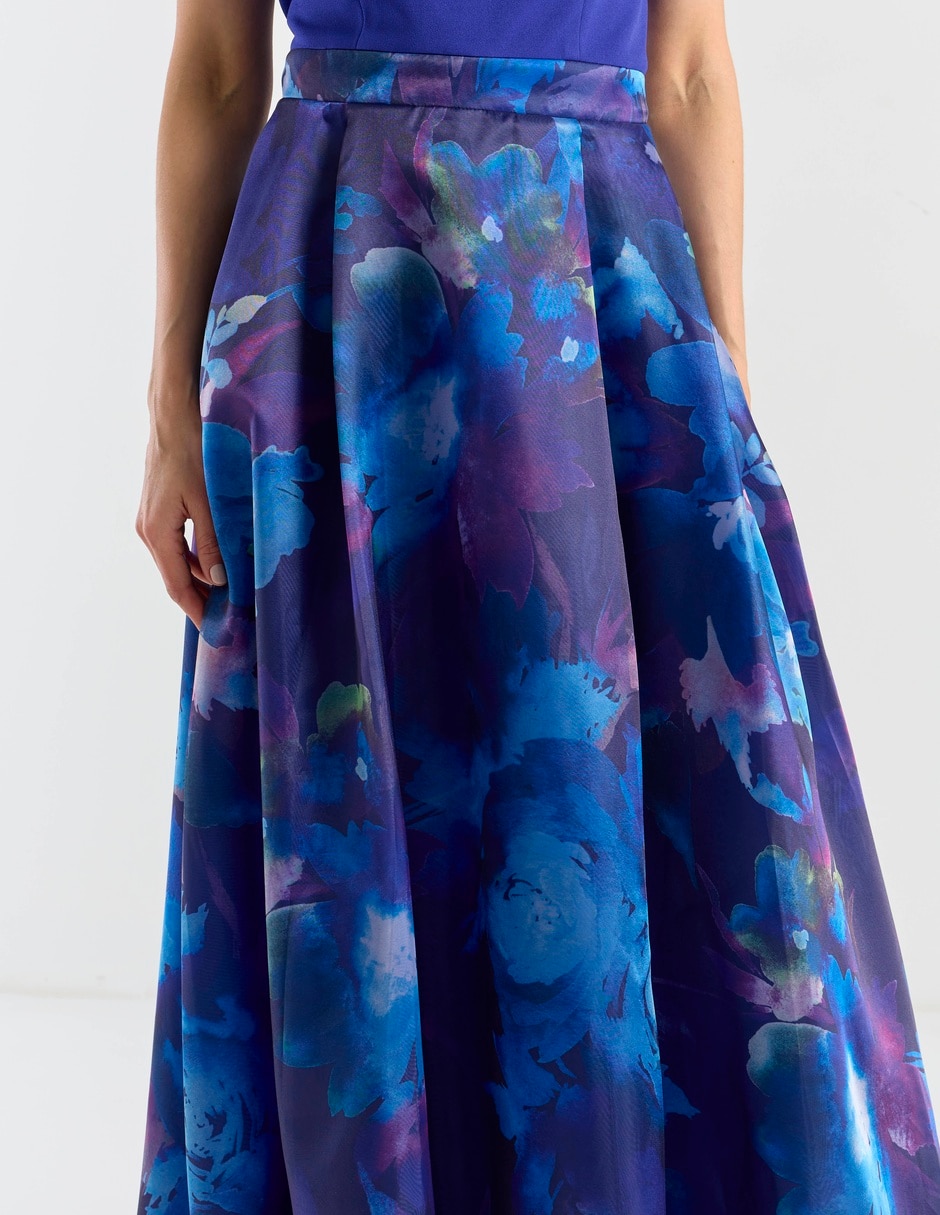Vestido largo de fiesta Damaia Atelier escote V