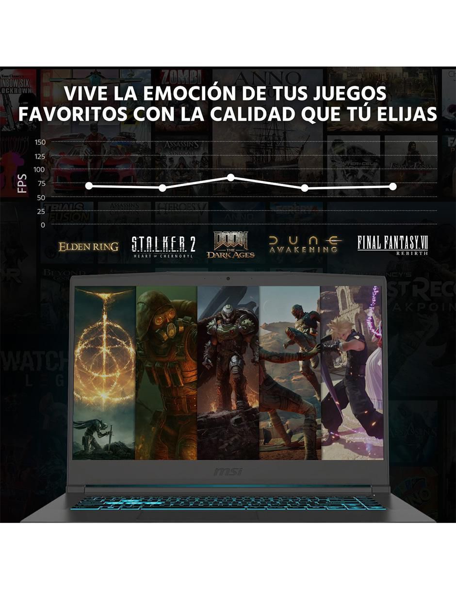 Laptop gamer Thin A15 15.6 pulgadas Full HD AMD Ryzen 5 NVIDIA GeForce RTX 2050 32 GB RAM 512 GB SSD 5