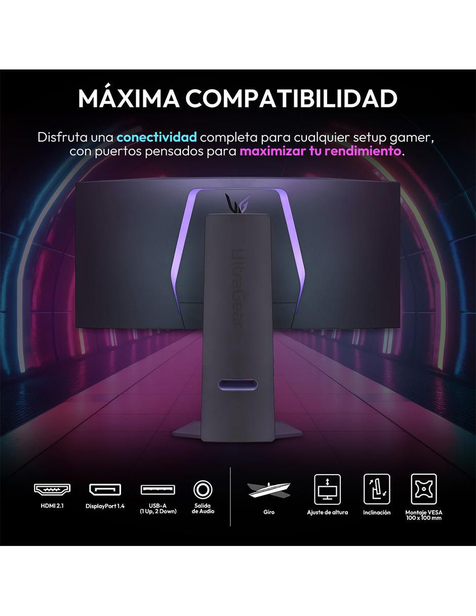 Monitor gamer Ultragear Standard UWQHD 34 puadas 34GS95QE 6