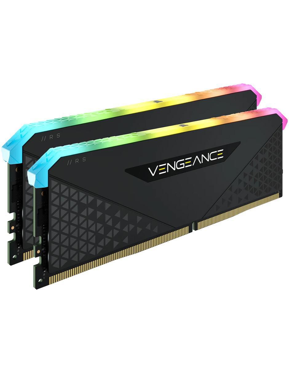 Set memoria RAM DDR4 32 GB Vengeance RGB 3200MHz 2 piezas 3