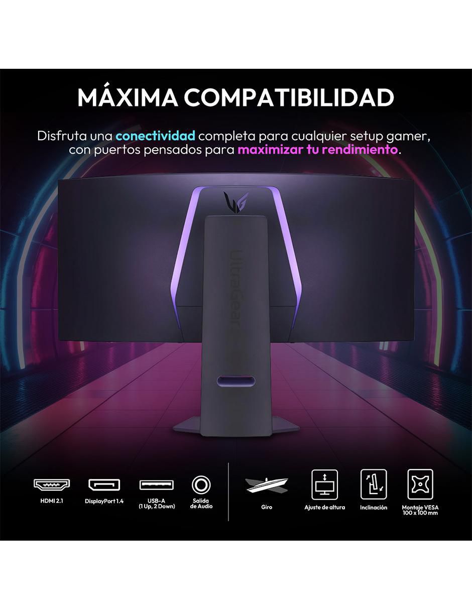 Monitor gamer Ultragear Standard UWQHD 39 puadas 39GS95QE 4