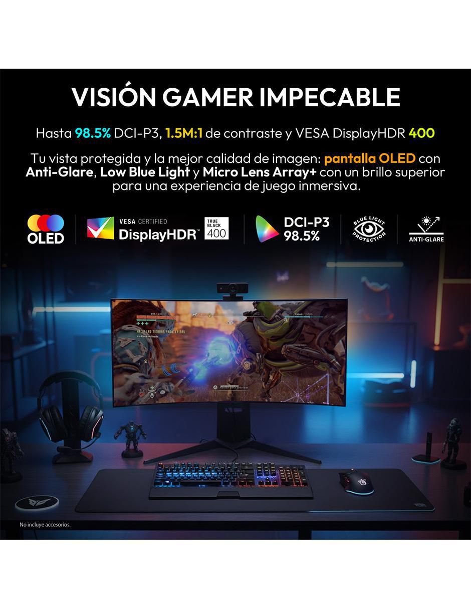 Monitor gamer Ultragear Standard UWQHD 45 puadas 45GX90SA Monitor gamer Ultragear Standard UWQHD 45 puadas 45GX90SA