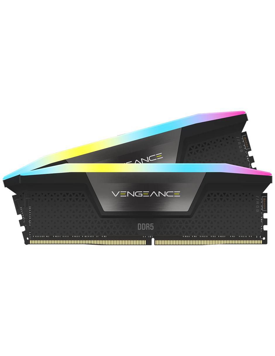 Set memoria RAM DDR5 Corsair 16 GB Vengeance RGB 5200MHz 2 piezas