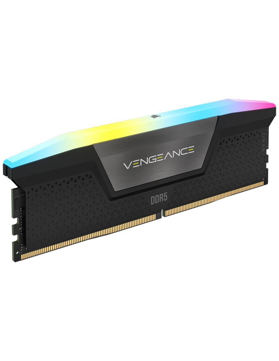 Set memoria RAM DDR5 Corsair 16 GB Vengeance RGB 5200MHz 2 piezas