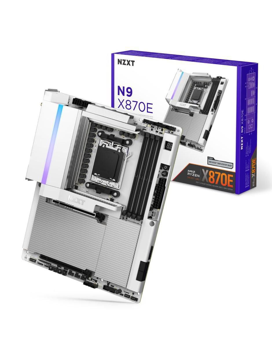 Tarjeta madre X870E White Rgb compatible con procesador AMD 1