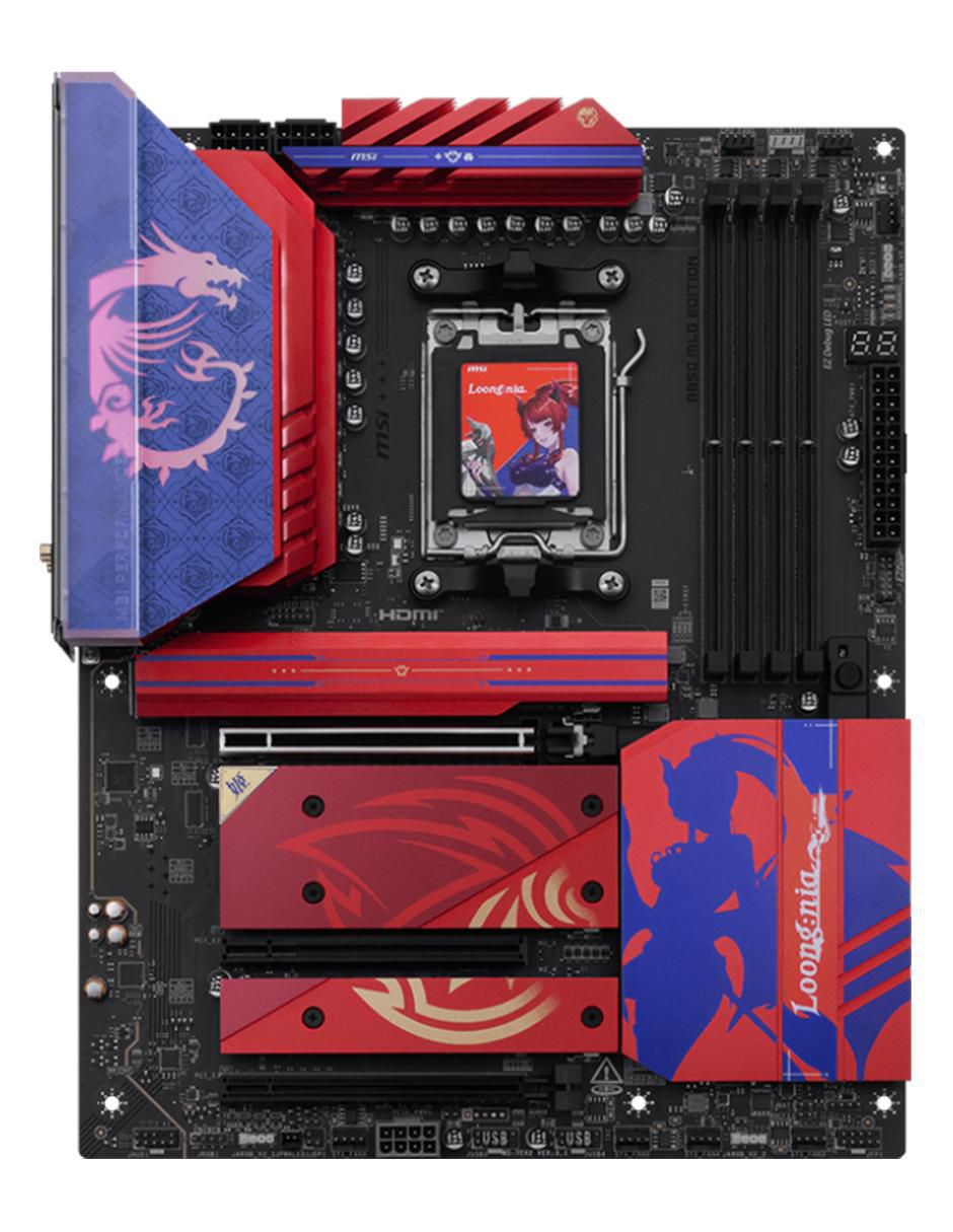 Tarjeta madre B850 MLG Edition compatible con procesador AMD 1