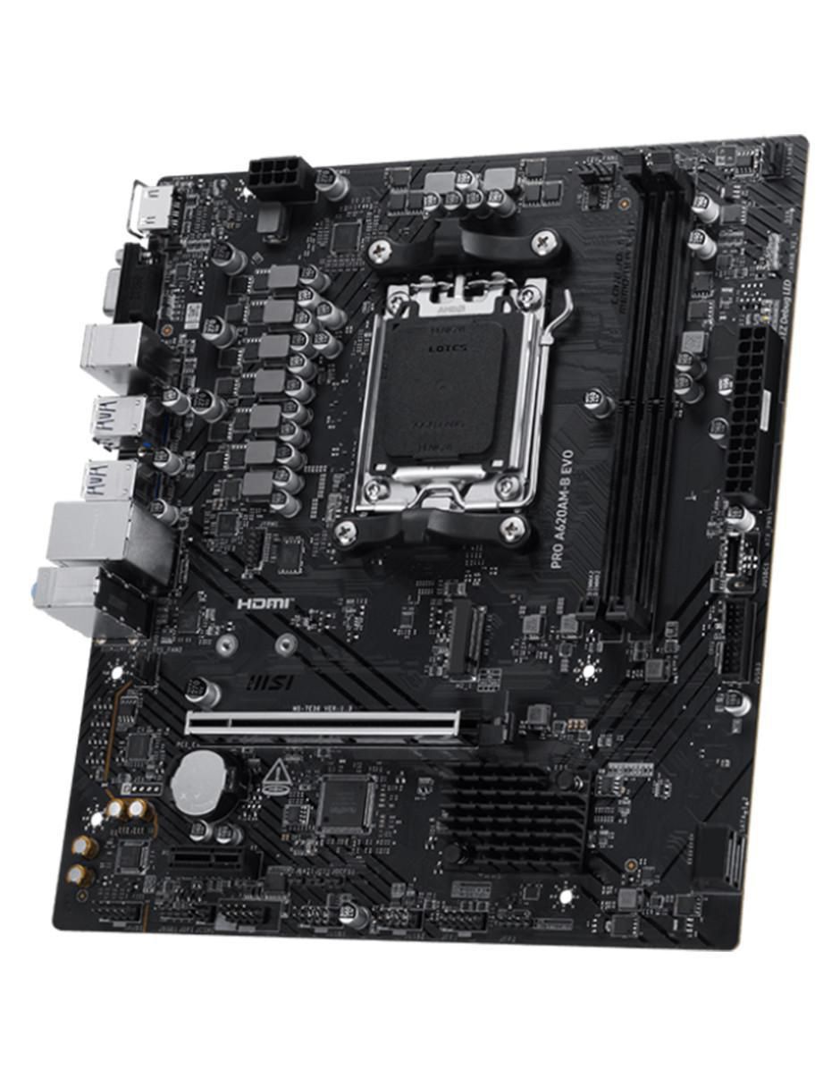 Tarjeta madre PRO A620AM- EVO compatible con procesador AMD 4