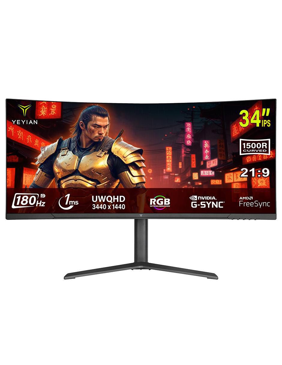 Monitor gamer IPS UWQHD 34 pulgadas ELYSIUM34 YMC-IP434-P2 1