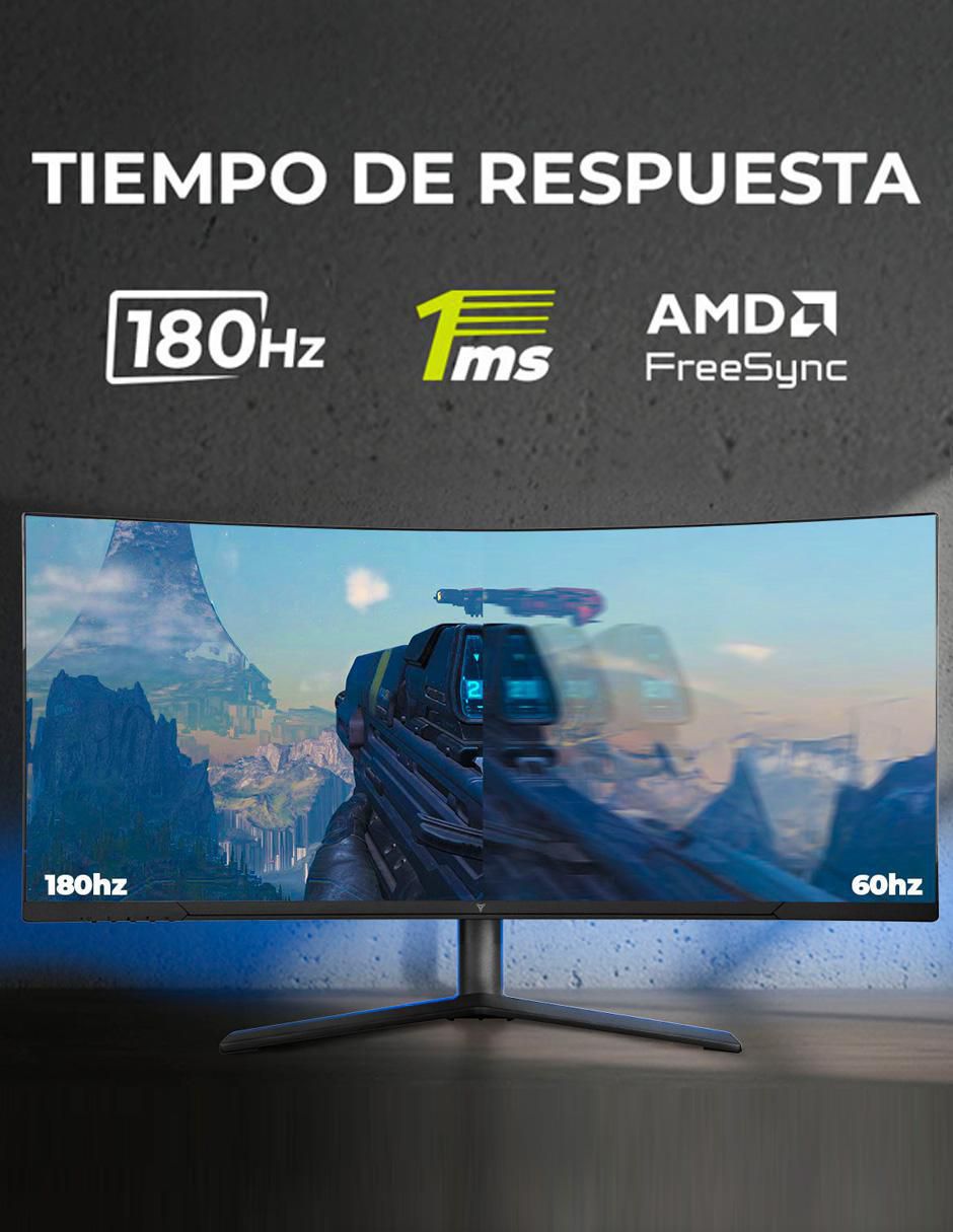 Monitor gamer IPS UWQHD 34 pulgadas ELYSIUM34 YMC-IP434-P2 8