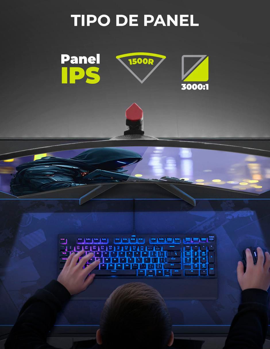 Monitor gamer IPS UWQHD 34 pulgadas ELYSIUM34 YMC-IP434-P2 9