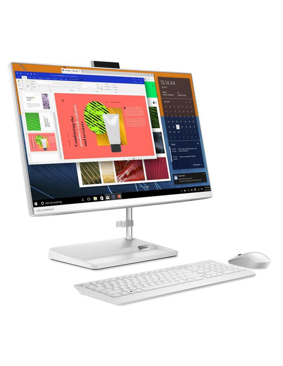 Computadora all in one Lenovo F0G1014ALD 23.8 pulgadas Full HD AMD Ryzen 5 AMD Radeon Graphics 8 GB RAM 256 GB SSD