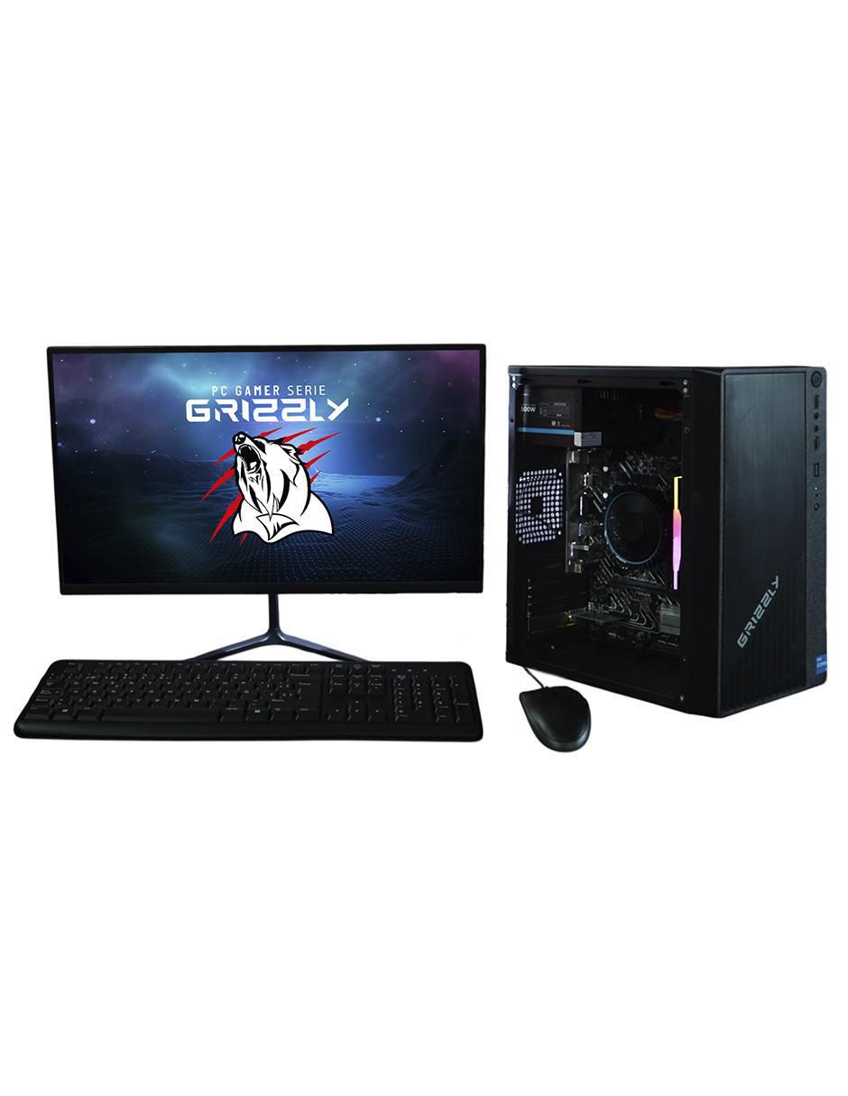 Computadora gamer Grizzly PCG-INTEL091 22 pulgadas Full HD Intel Core i3 Intel UHD 16 GB RAM 480 GB SSD