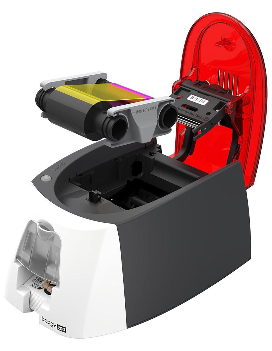 Impresora térmica Evolis 200 de sublimación alámbrica a color 3