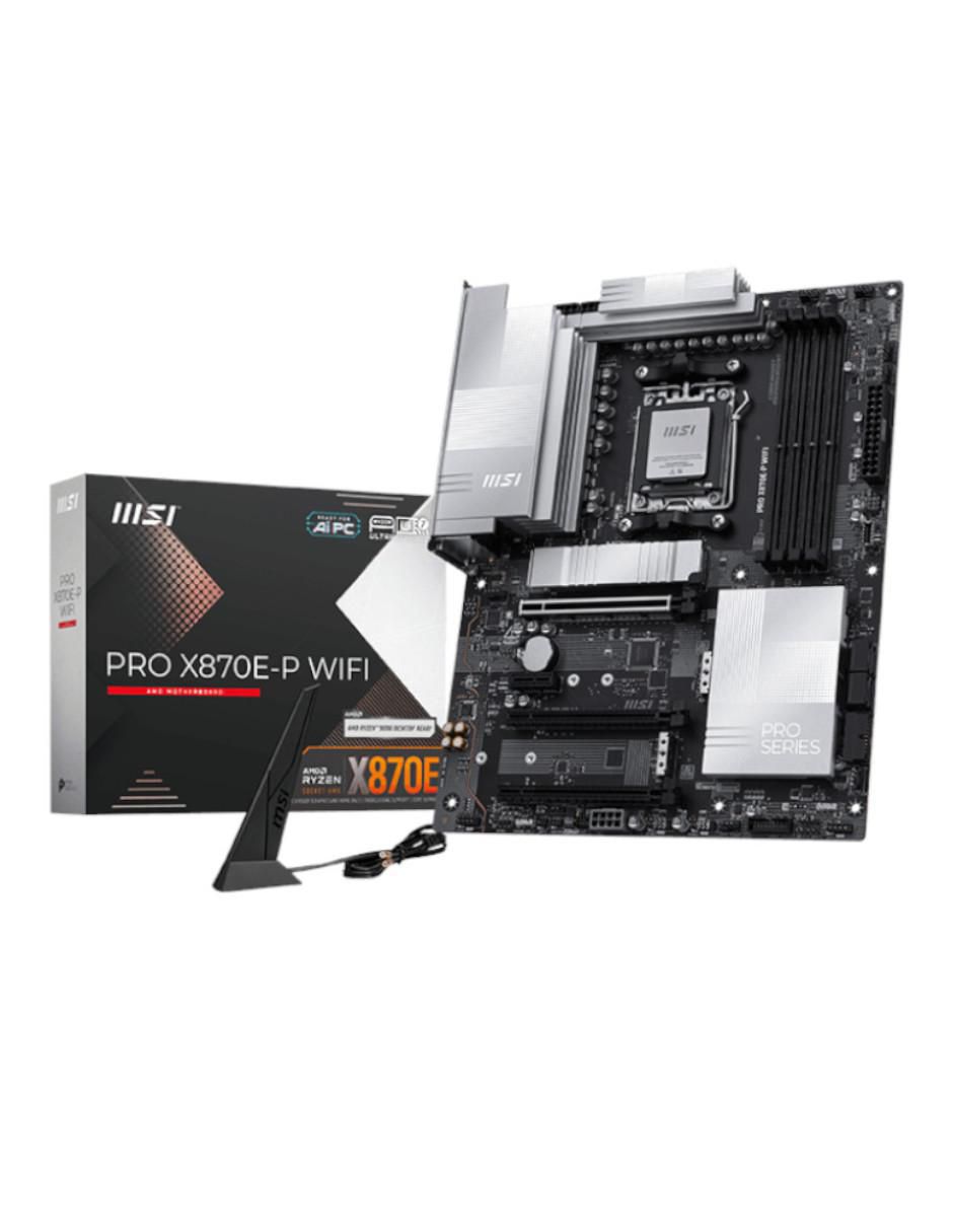 Tarjeta madre MSI PRO X870E-P WIFI compatible con procesador AMD