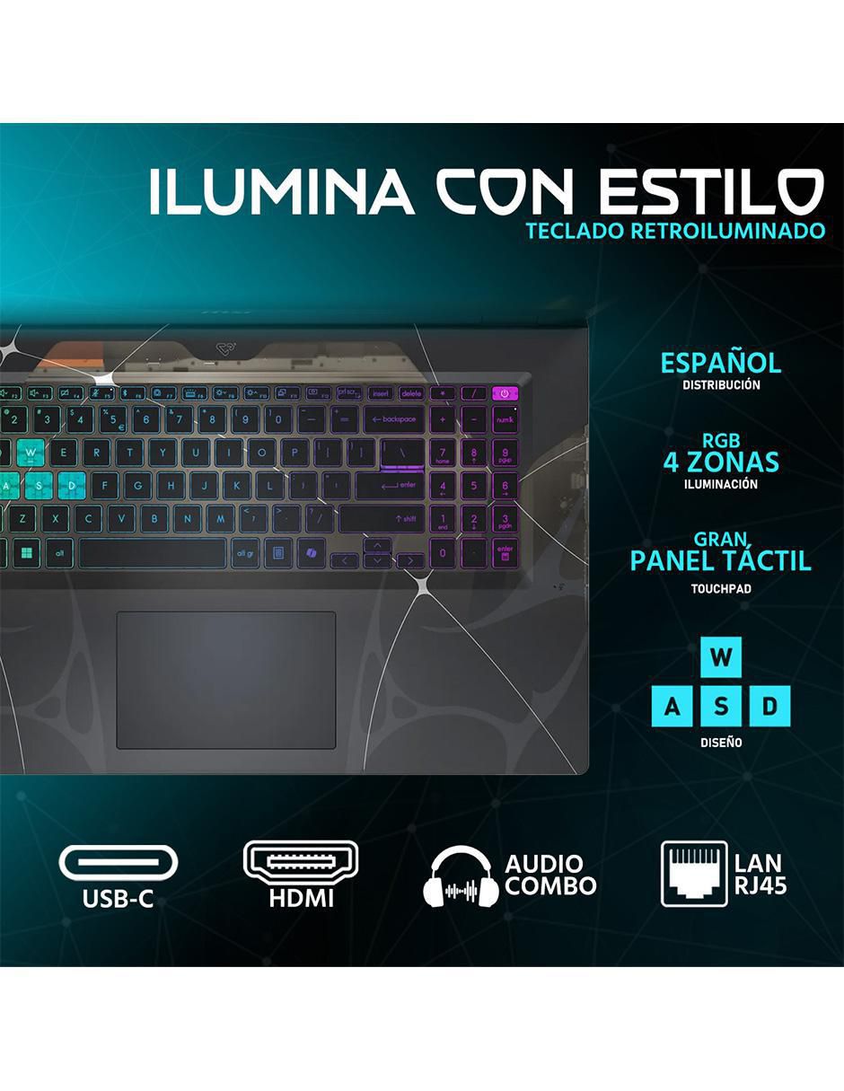 Laptop gamer MSI Cyborg 17 17.3 pulgadas Full HD Intel Core 7 240h NVIDIA GeForce RTX 5060 16 GB RAM 1 TB SSD