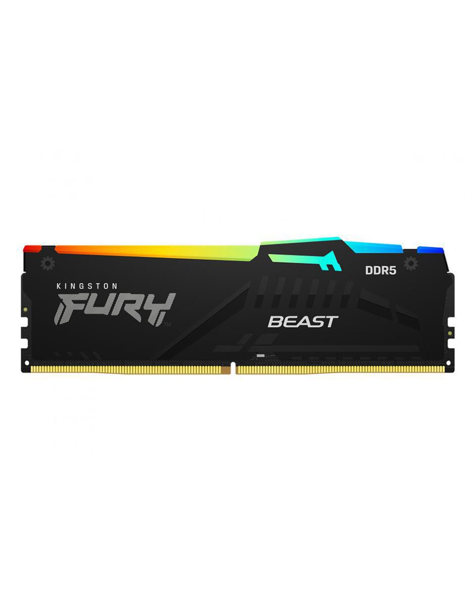 Memoria ram dimm ddr5 Kingston 32 gb FURY BEAST RGB 6000