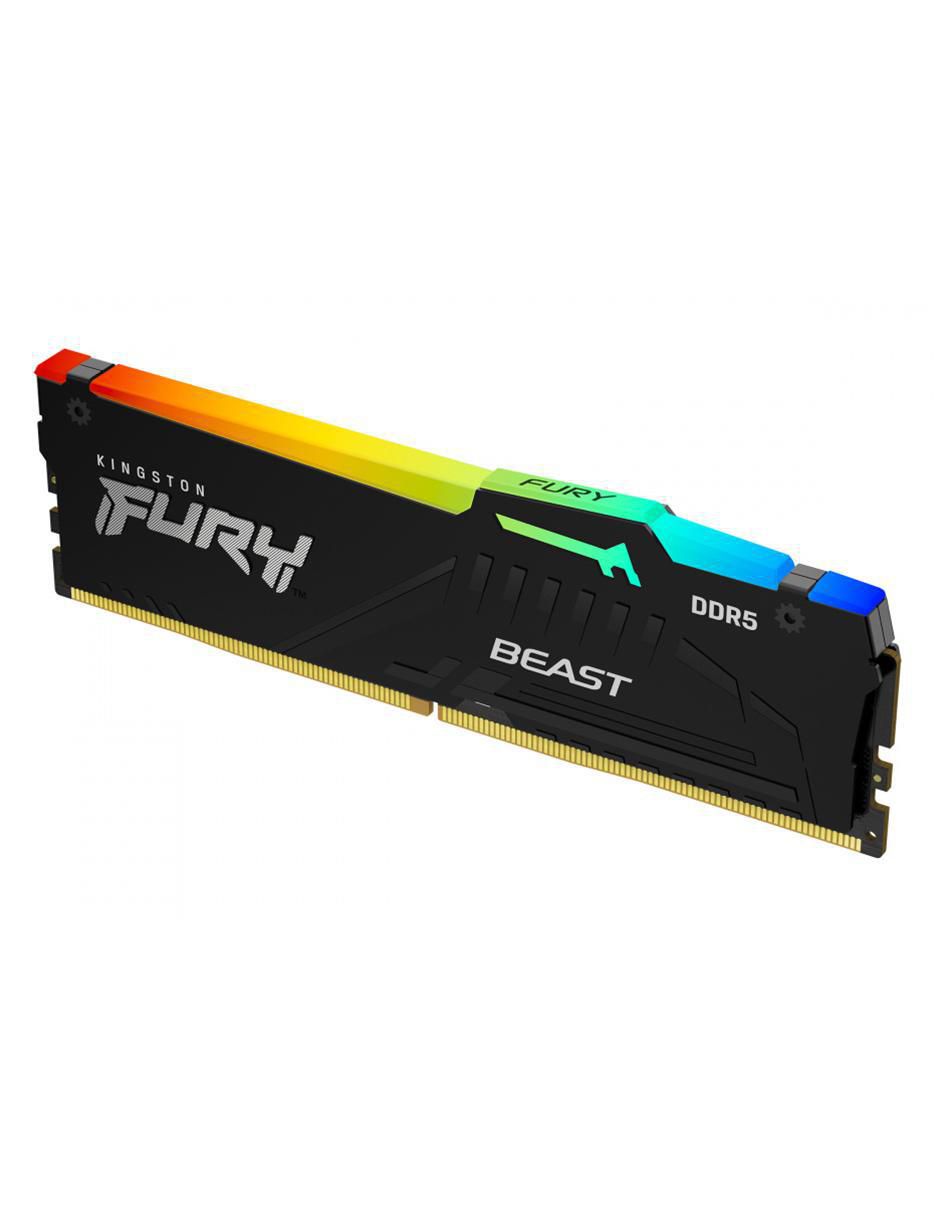 Memoria ram dimm ddr5 Kingston 32 gb FURY BEAST RGB 6000