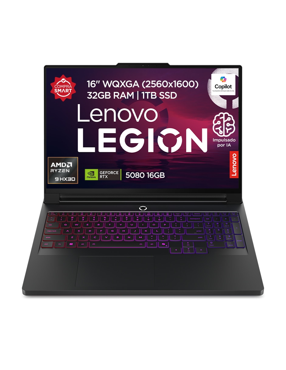 Laptop gamer 83RU0021LM 16 pulgadas WQXGA AMD Ryzen 9 NVIDIA GeForce RTX 5080 32 GB RAM 1 TB Laptop gamer 83RU0021LM 16 pulgadas WQXGA AMD Ryzen 9 NVIDIA GeForce RTX 5080 32 GB RAM 1 TB