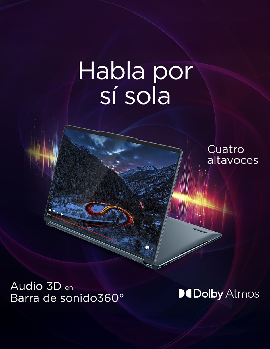 Laptop thin & light touch yoga book 9 14 pulgadas wqxga Intel core ultra 7 integradas 16 GB RAM 1 TB SSD 12