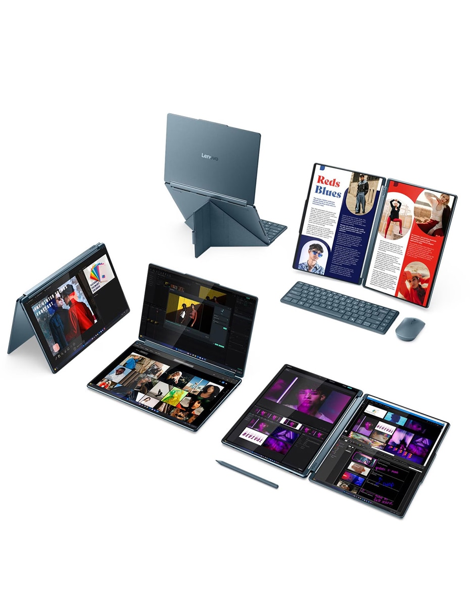 Laptop thin & light touch yoga book 9 14 pulgadas wqxga Intel core ultra 7 integradas 16 GB RAM 1 TB SSD 5