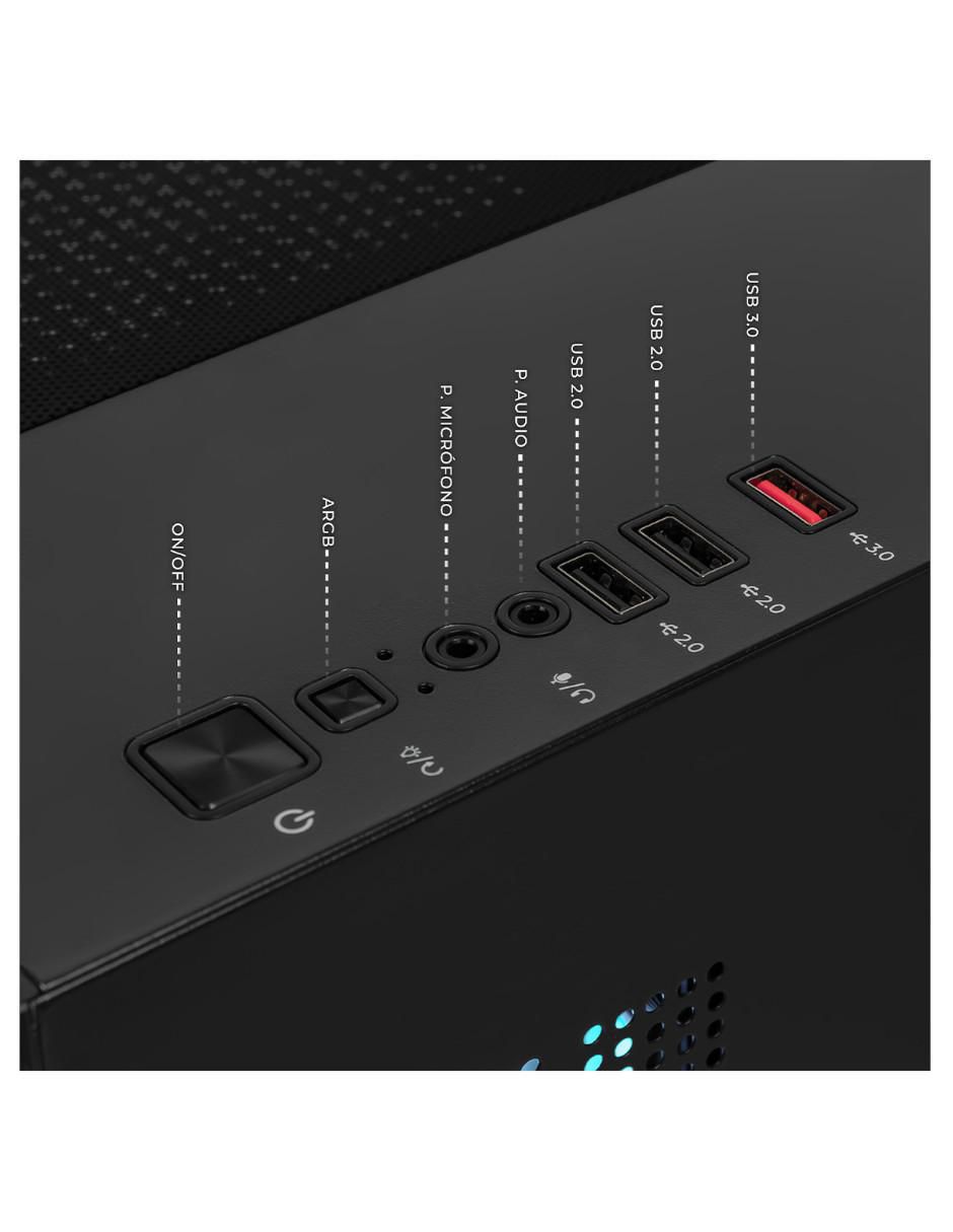 Computadora gamer XTPCR732GB5060MAE 32 pulgadas QHD AMD Ryzen 7 NVIDIA GeForce RTX 5060 32 GB RAM 1 TB SSD 3