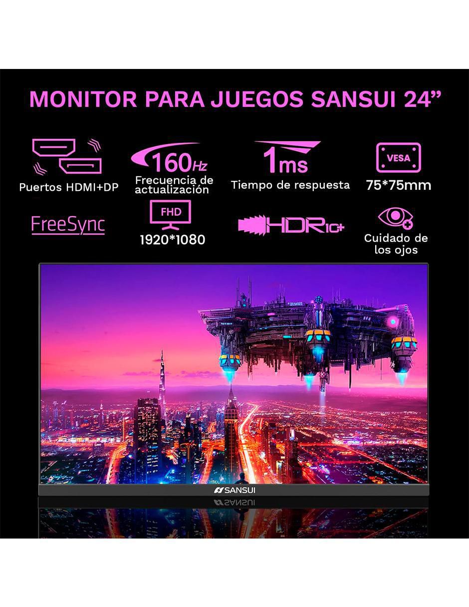 Monitor gamer Sansui ES-G24F4M Freesync Full HD 24 pulgadas