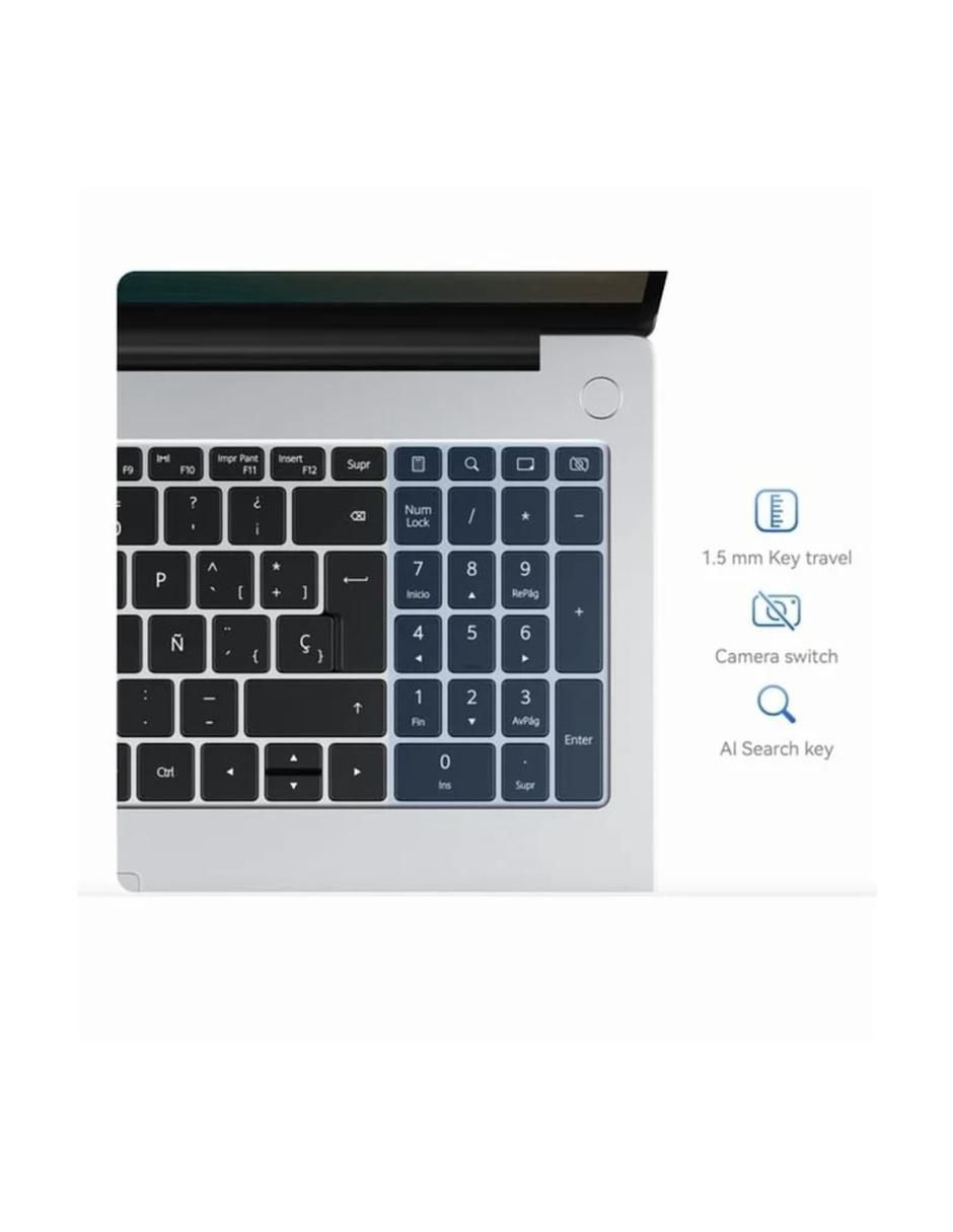 Laptop Huawei Matebook D16 16 pulgadas Full HD+ Intel Core i5 Intel UHD Graphics 16 GB RAM 1 TB SSD