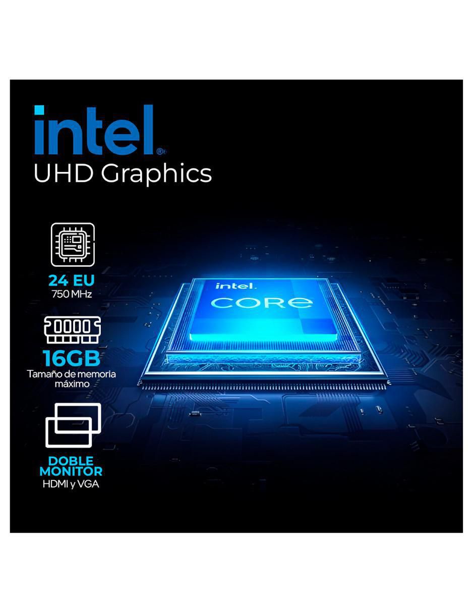 Computadora de escritorio Xtreme Pc Gaming Intel N100 Intel UHD Graphics 16 GB RAM 256 GB SSD