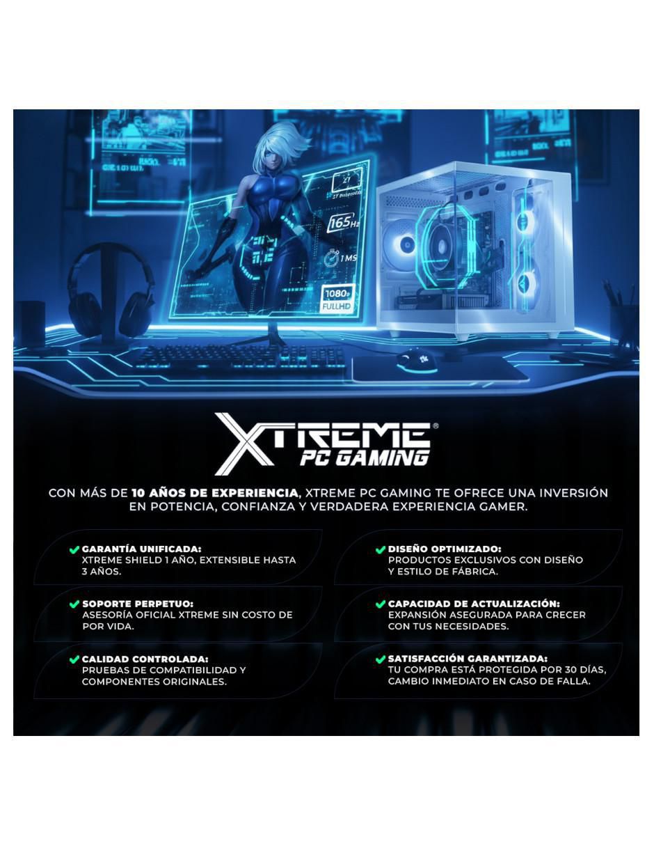 Computadora de escritorio Xtreme Pc Gaming Intel N100 Intel UHD Graphics 16 GB RAM 256 GB SSD