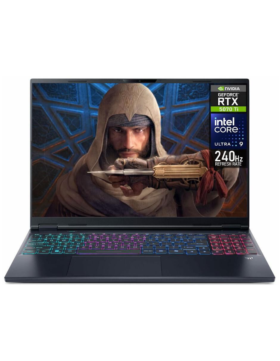 Laptop gamer Predator Helios Neo 16S 16 pulgadas WQXGA Intel core ultra 9 NVIDIA GeForce RTX 5070 Ti 32 GB RAM 1 TB Laptop gamer Predator Helios Neo 16S 16 pulgadas WQXGA Intel core ultra 9 NVIDIA GeForce RTX 5070 Ti 32 GB RAM 1 TB