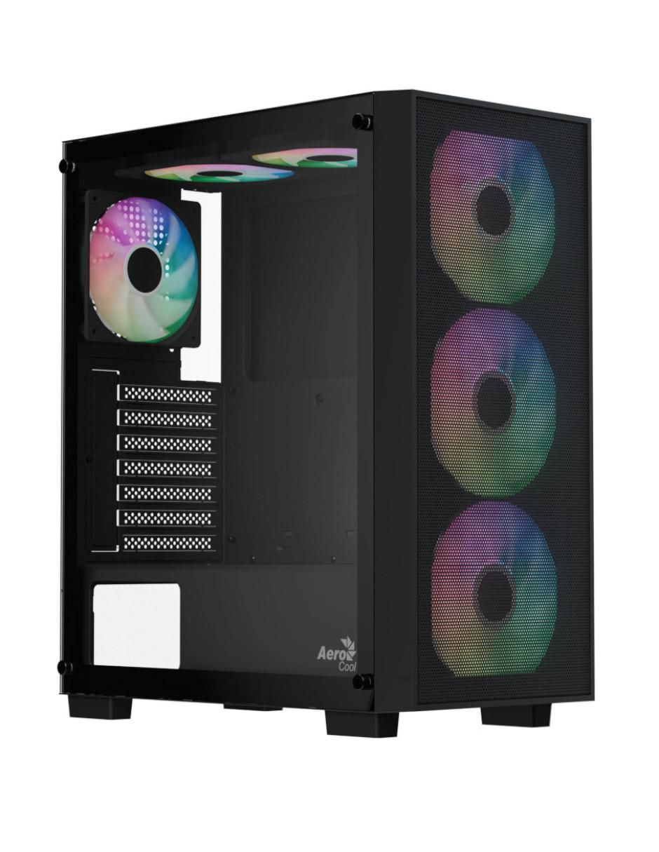 Gabinete P509A Flow Black 1