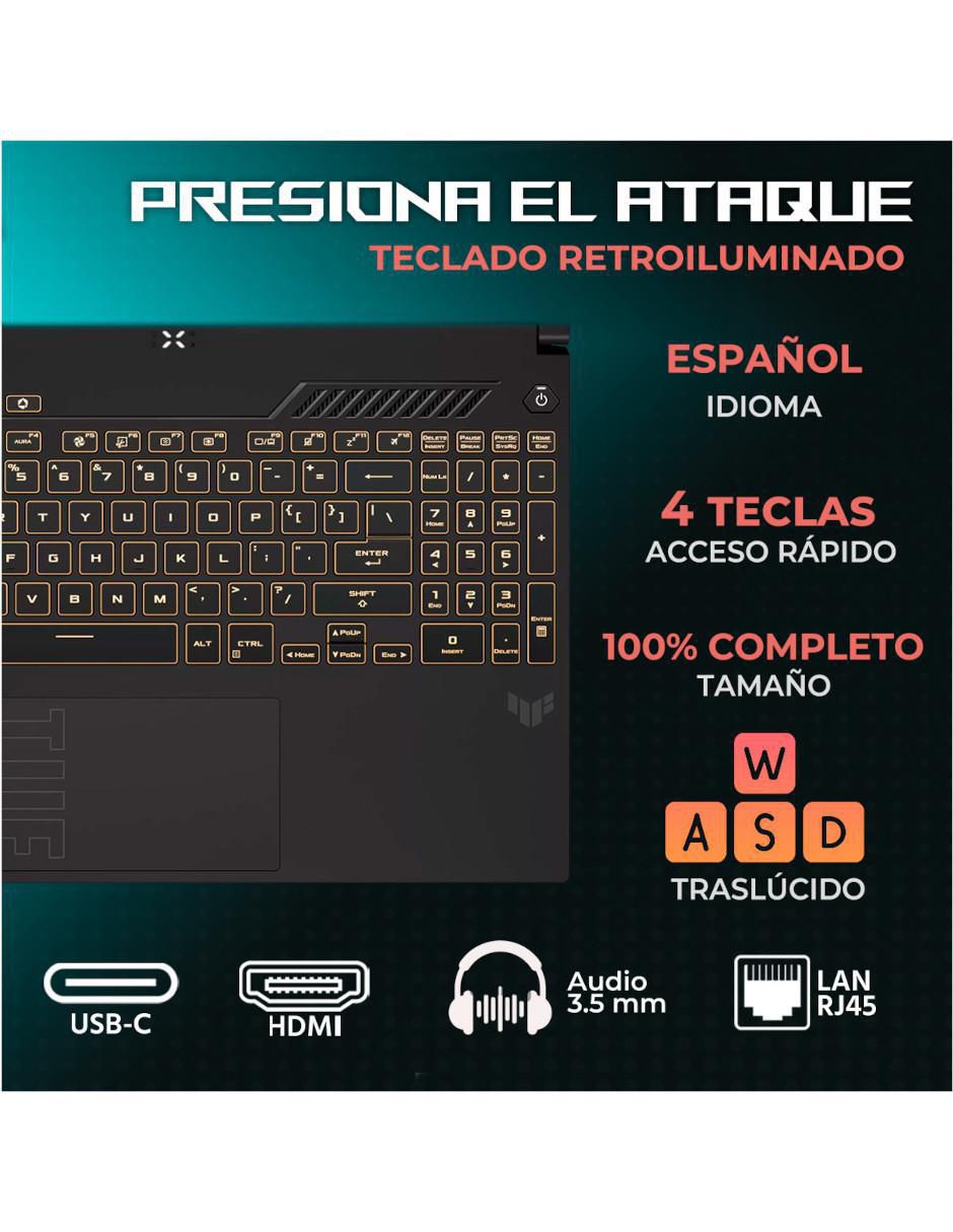 Laptop gamer TUF Gaming F16 16 pulgadas Full HD+ Intel Core i5 NVIDIA GeForce RTX 3050 24 GB RAM 1 TB 4