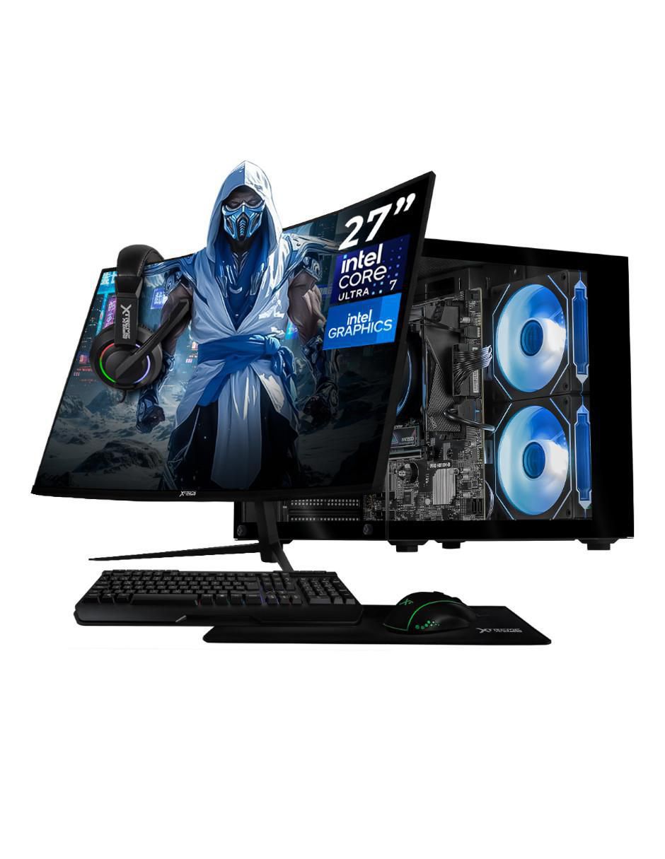 Computadora gamer XTBRU716GB5XEMTGB 27 pulgadas Full HD Intel Core Ultra 7 integradas 16 GB Ram1 TB SSD 1