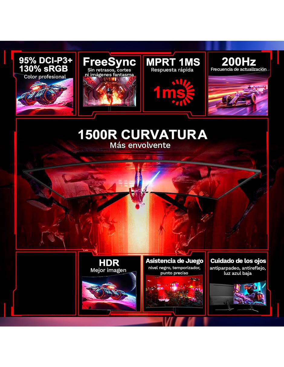 Monitor gamer Sansui Es-G27C1 Freesync Full HD 27 pulgadas