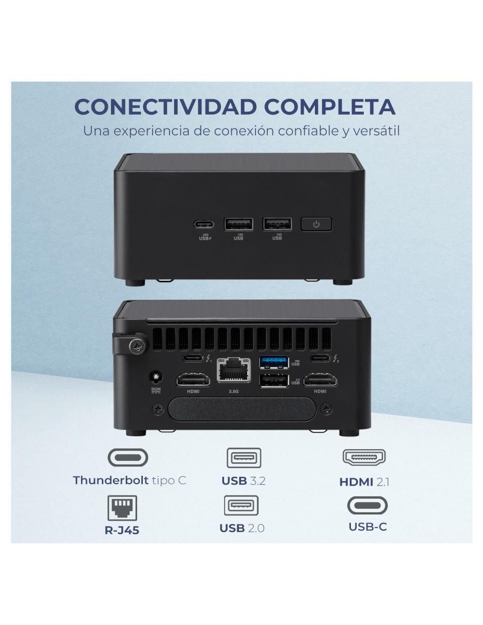 Mini Pc NUC 14 PRO Intel Core Ultra 7 Integrada 16 GB RAM 1 TB SSD 2