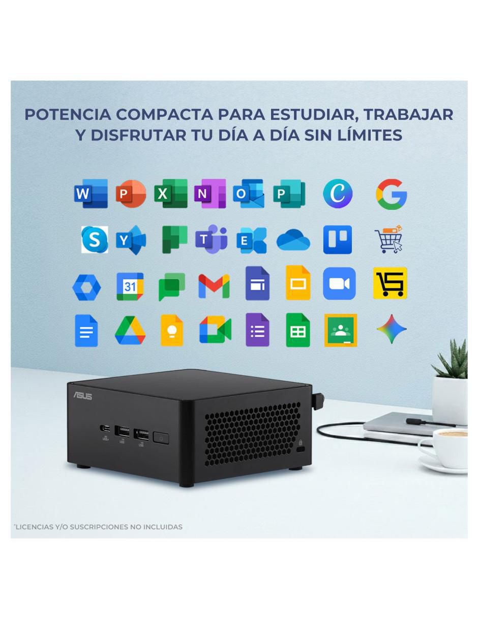 Mini Pc NUC 14 PRO Intel Core Ultra 7 Integrada 16 GB RAM 1 TB SSD 3