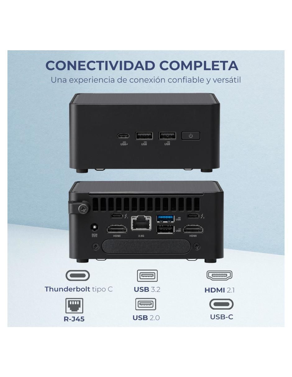 Mini PC NUC 14 PRO Intel Core Ultra 7 Integrada 16 GB RAM 1 TB SDD 5