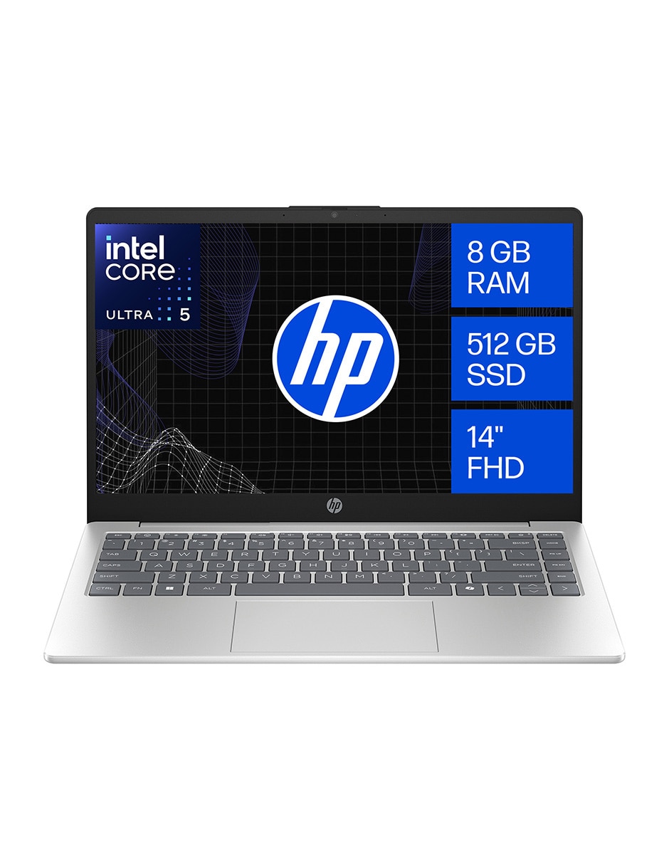 HP Laptop thin & light hp ai 14-hc0250la 14 pulgadas full hd intel core ultra 5 225 integradas 8 gb ram 512 gb ssd