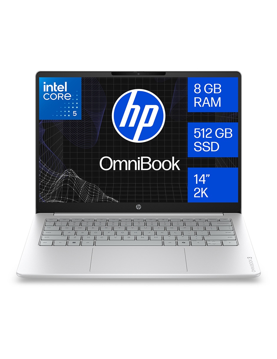 HP Laptop thin & light Hp omnibook 3 14-hu0050la 14 pulgadas 2k intel core i5 integradas 8 gb ram512 gb ssd